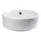 Eago EAGO BA129 16" ROUND CERAMIC ABOVE MOUNT BATHROOM BASIN VESSEL SINK BA129 - alternate 3
